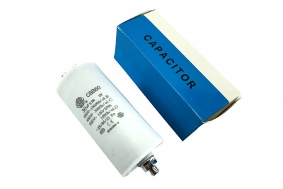 Конденсатор CBB60 30 мкФ 450V, з гайкою
